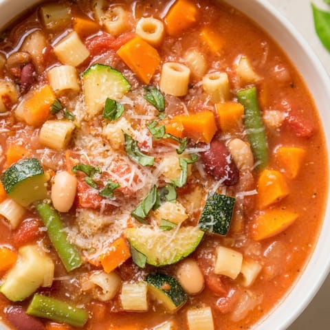 Tomate Basilic Minestrone Savoureuse