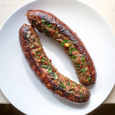 Tunisian Merguez Sausage Spiced