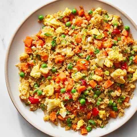 Chou-fleur sauté aux légumes