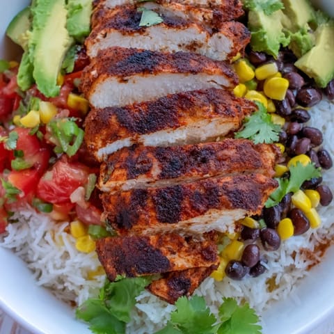 Poulet épicé Burrito Bowl