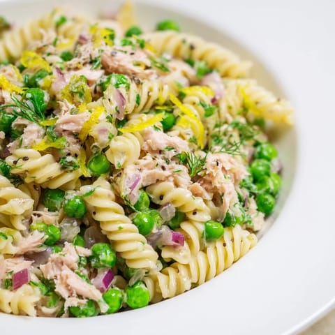 Tuna Lemon Pasta Salad