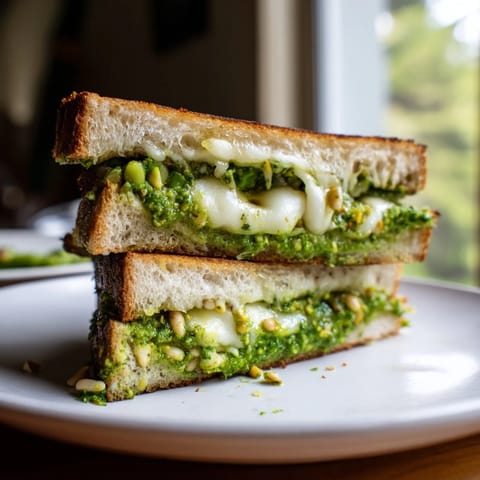 Spring Pea Pesto Cheese