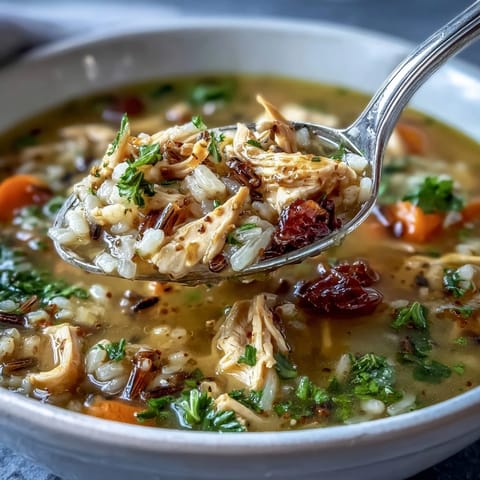 Poulet riz sauvage carottes