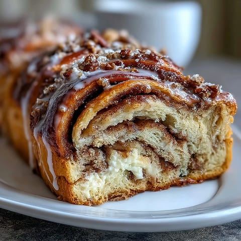 Gâteau Bundt au citron et graines de pavot, avec un glaçage au citron brillant et des graines de pavot dorées.  