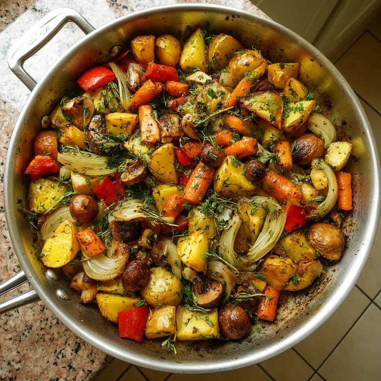 Une grande casserole remplie de légumes et de carottes.