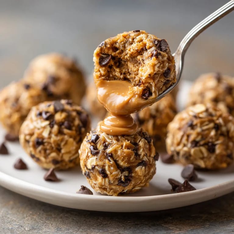 Une assiette de céréales trempées dans du caramel.