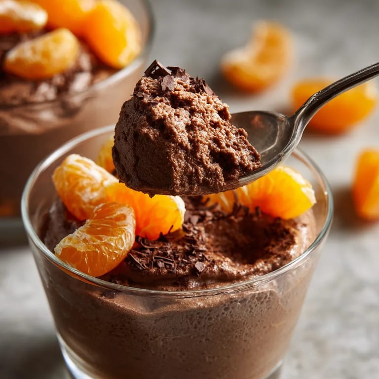 Une assiette de dessert contenant des oranges et du chocolat.