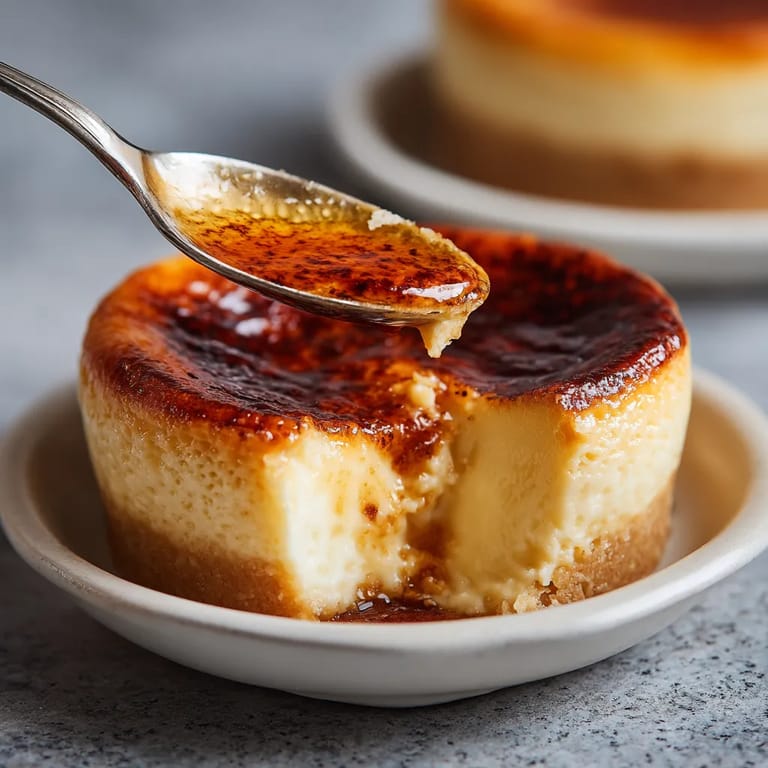Une cuillère en argent est utilisée pour prendre une portion de dessert dans un bol.