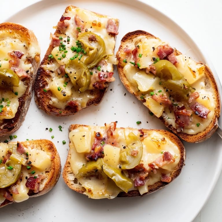 Planches de Tartiflette Camembert garnies de bacon fumé et cornichons croquants. 