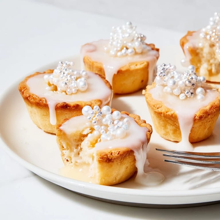 Tartes tendres au frangipane à la crème soda, parfaites pour les fêtes et les collations.