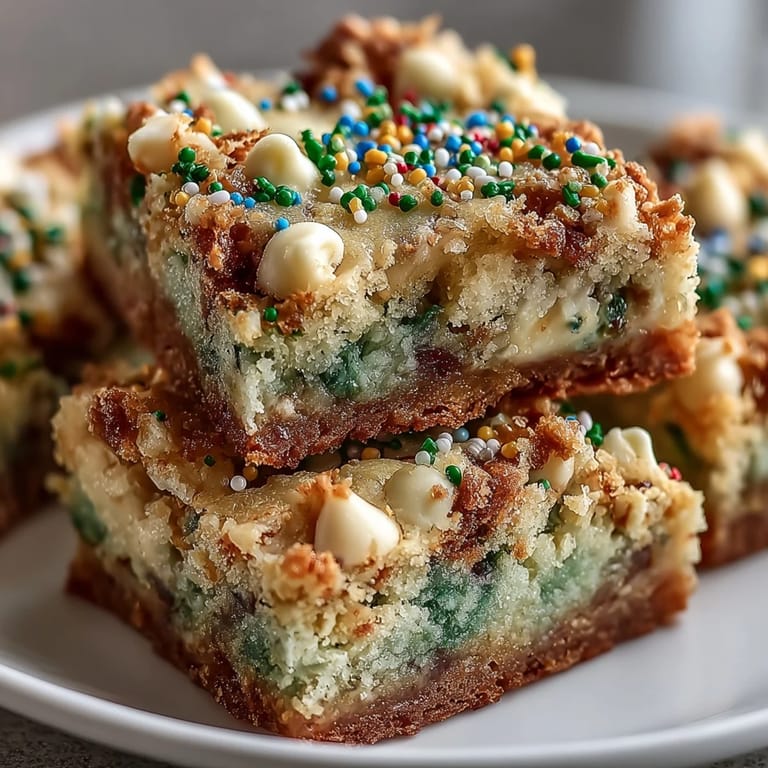 Rainbow-Colored Saint Patrick’s Bars